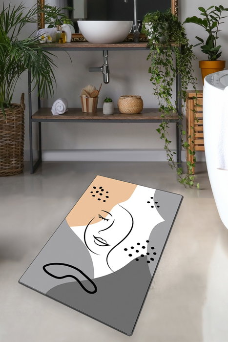 Mijölnir Alfombrilla de Baño Smiling Face Multicolor 70 x 120 cm Mijölnir Alfombrilla de Baño Smiling Face Multicolor 70 x 120 cm